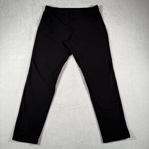 Lululemon Commission Men Pants Size 34 Slim Tapered Fit Snap / Zip Pockets EUC